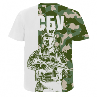 Мужская 3D футболка СБУ Фан Арт 2