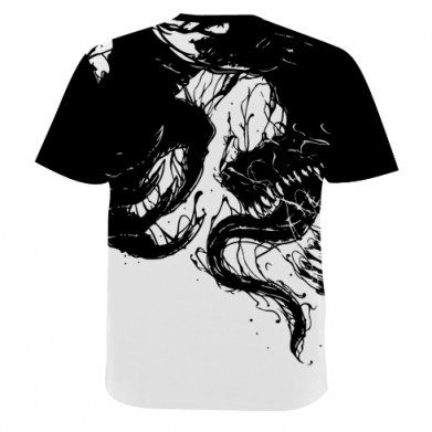 Мужская 3D футболка VENOM I want chocolate 2