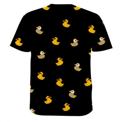 Мужская 3D футболка Утки 2