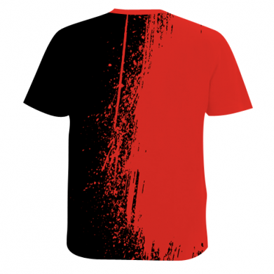 Чоловіча 3D футболка Бабл Квас червоний арт 2