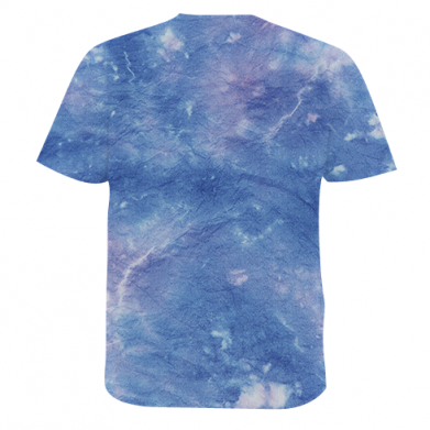 Чоловіча 3D футболка Playstation on tai dai background 2