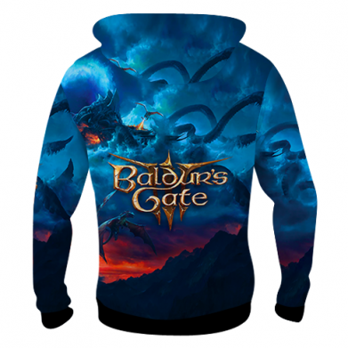 Чоловіча 3D худі Baldur's Gate 3 2