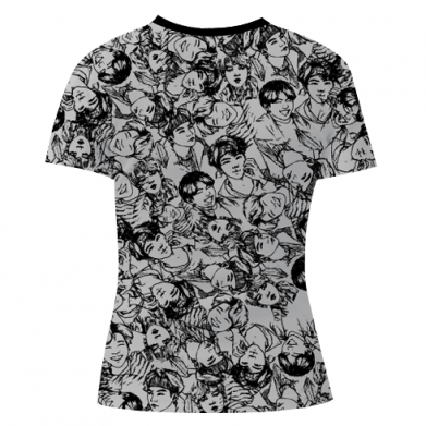 Жіноча 3D футболка BTS 방탄소년단 2