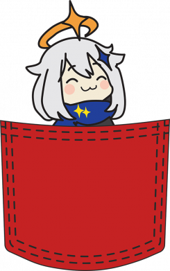 Кружка двухцветная 320ml Pocket Paimon 2