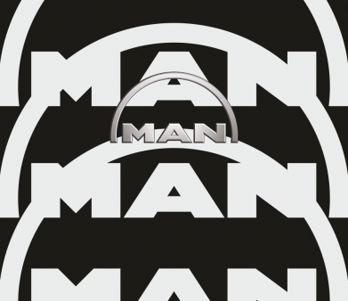 Принт Детская 3D шапка MAN on black, Фото № 1 - FATLINE