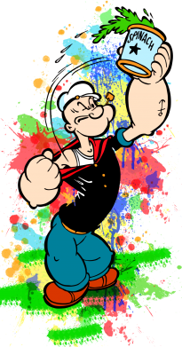 Чохол з розділу Моряк Папай Моряк Папай Арт для Xiaomi Redmi Note 9 5G/Redmi Note 9T 2