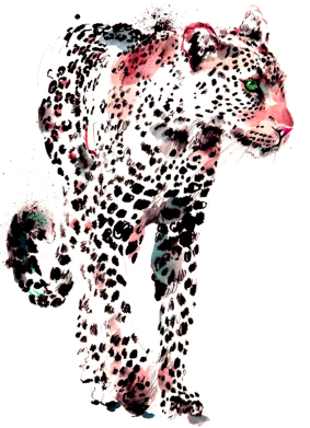 Чехол из раздела Леопард Леопард Акварель для Oppo A55 4G 2