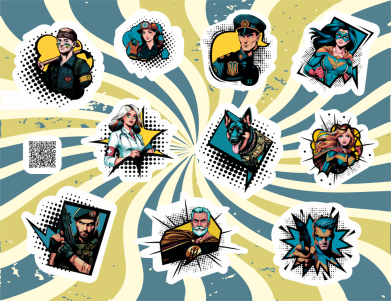 Стікерпак Стікерпак "Український Марвел" 2