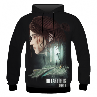Принт Мужская 3D худи The last of us part 2 art, Фото № 2 - FATLINE
