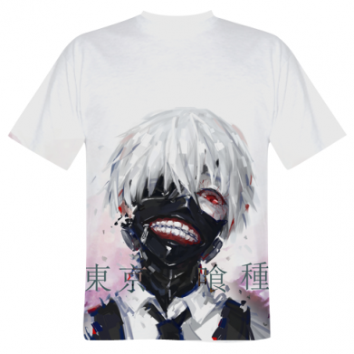 Принт Чоловіча 3D футболка Tokyo Ghoul Ken Kaneki, Фото № 2 - FATLINE