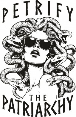 Тарелка Petrify the patriarchy 2