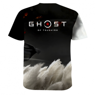 Чоловіча 3D футболка Ghost of Tsushima 2