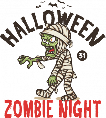 Принт Блокнот двухцветный Zombie Night, Фото № 2 - FATLINE