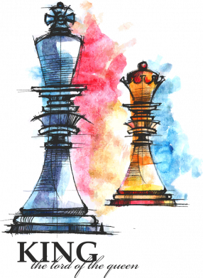 Мягка игрушка Медвежонок King chess 2