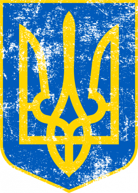 Кружка 320ml Классический герб Украины трезубец 2