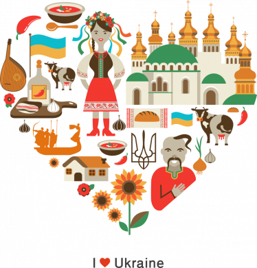 Принт Термокружка Love Ukraine Hurt, Фото № 2 - FATLINE