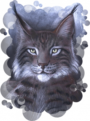 Чехол из раздела Авторские принты Рысь Дикая кошка для Samsung A21s 2