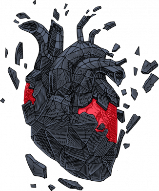 Кружка 320ml Mechanical heart 2