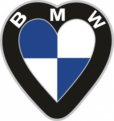 Принт Женская футболка BMW heart, Фото № 2 - FATLINE