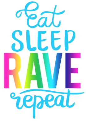 Принт Чоловіча худі Eat, sleep, RAVE, repeat, Фото № 2 - FATLINE