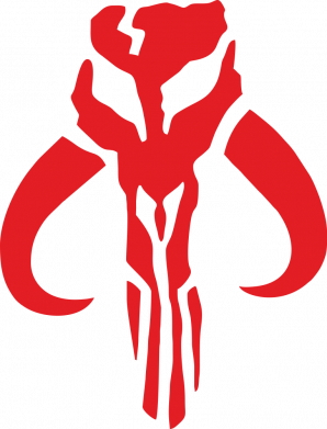 Женская футболка Mandalorian emblem 2