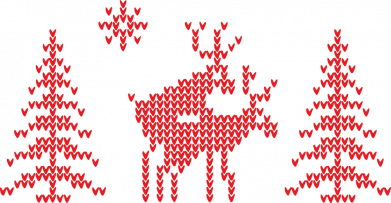 Флаг Неприличные олени 2