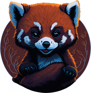 Шапка Красная панда 2