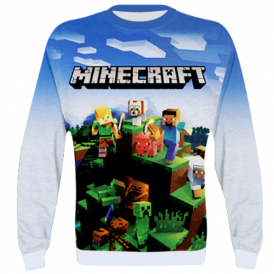 Принт 3D світшот Minecraft Starter, Фото № 2 - FATLINE