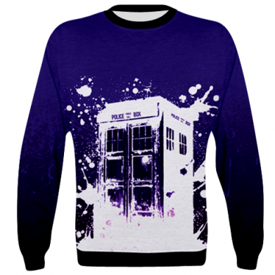 Принт 3D свитшот Box of doctor who, Фото № 2 - FATLINE