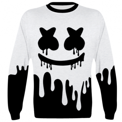 3D свитшот Marshmello drips 2