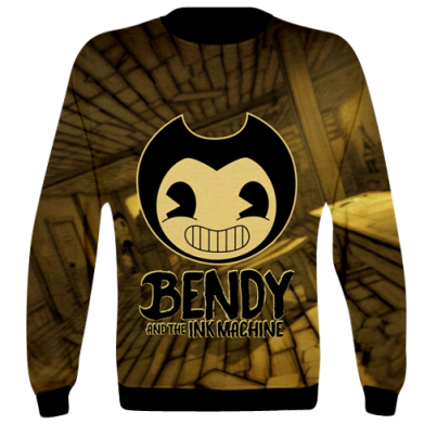 Принт 3D свитшот Bendy and the ink machine, Фото № 2 - FATLINE