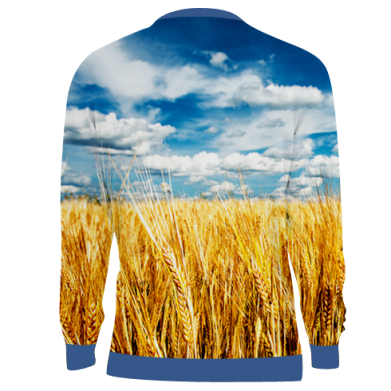 3D свитшот Пшеница 2