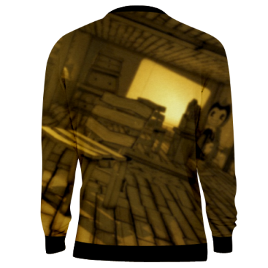 Принт 3D свитшот Bendy and the ink machine, Фото № 2 - FATLINE