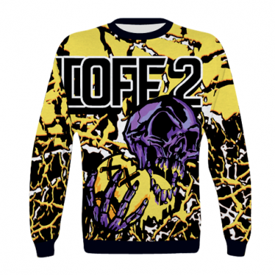 Принт Детский 3D свитшот Stanoff 2 skull, Фото № 2 - FATLINE