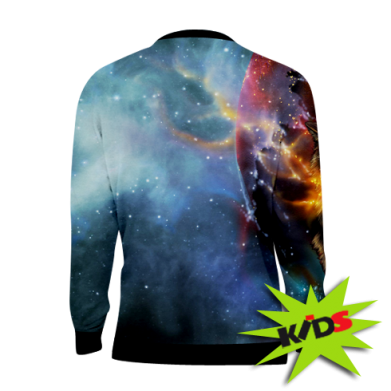 Детский 3D свитшот Fire wolf 2