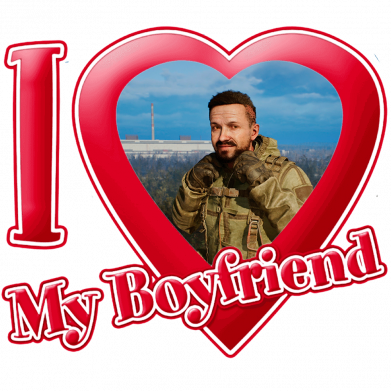 Женская футболка I love my boyfriend Richter 2