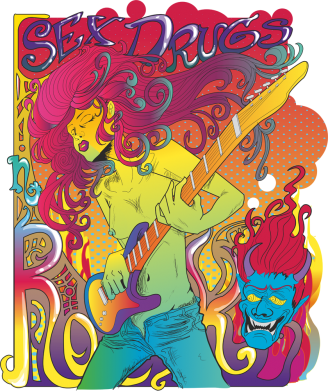 Дитяча футболка Sex Drugs 2