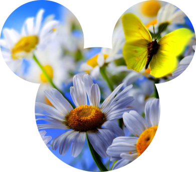 Детская футболка Inner world flowers mickey mouse 2