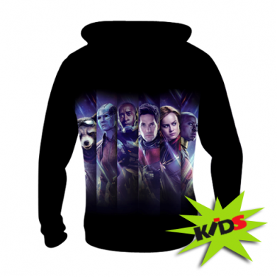 Детская 3D худи Stripes with avengers 2