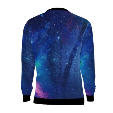 Детский 3D свитшот Blue-eyed wolf 2