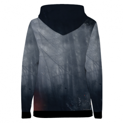 Женская 3D худи The witcher and witches head 2