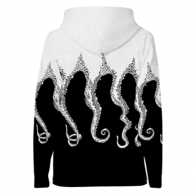 Жіноча 3D худі Octopus tentacles 2