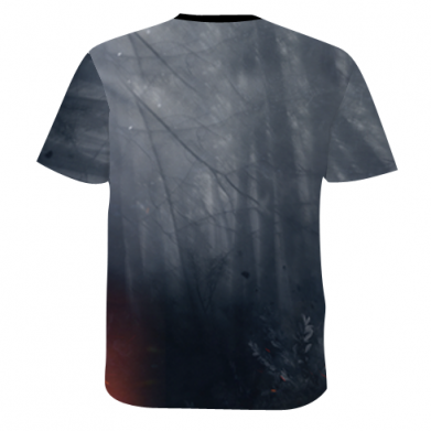 Чоловіча 3D футболка The witcher and witches head 2