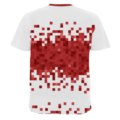 Мужская 3D футболка Roblox of pixels background 2