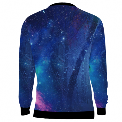 3D свитшот Blue-eyed wolf 2