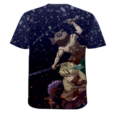 Чоловіча 3D футболка Kimetsu no yaiba characters 2
