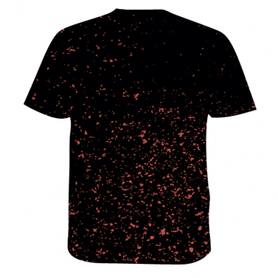 Чоловіча 3D футболка Deadpool in flight 2