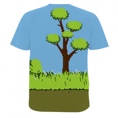 Мужская 3D футболка Duck Hunt 2