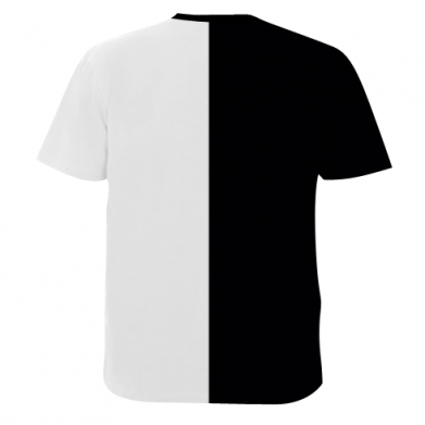 Мужская 3D футболка Apex logo black and white 2