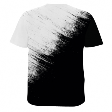 Чоловіча 3D футболка Juventus black and white 2